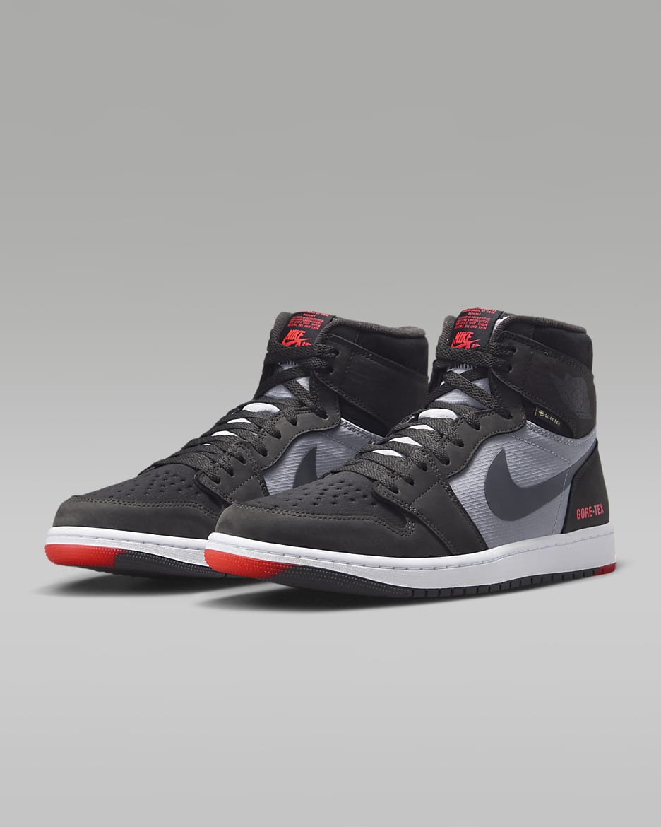 Air jordan 1 mid black grey infrared best sale